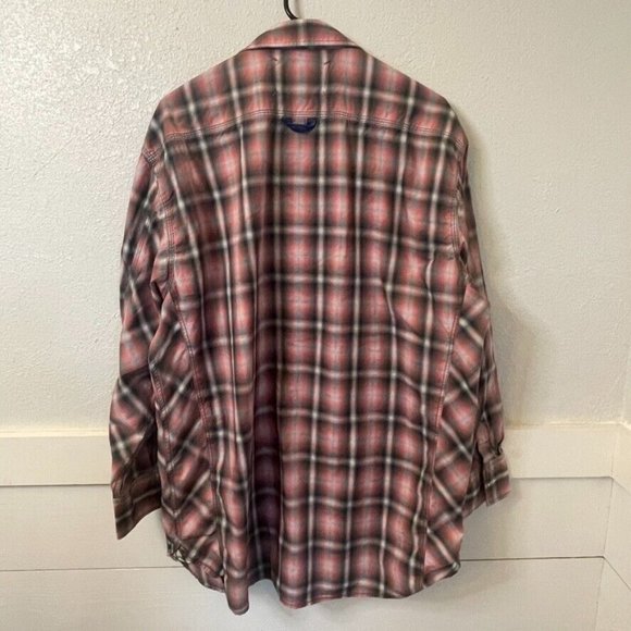 Robert Graham Pink Gray Plaid Button Up Long Sleeve #046732 Men's Size 2XL‎ - Picture 7 of 7